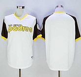 San Diego Padres Blank White 1978 Turn Back The Clock Stitched Baseball Jersey,baseball caps,new era cap wholesale,wholesale hats